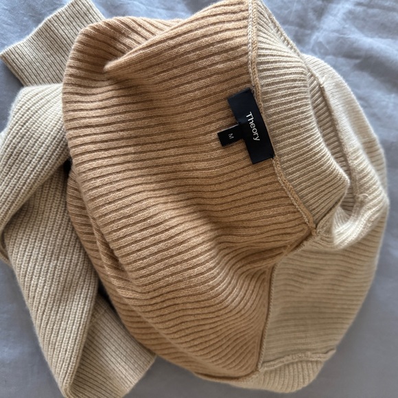 Theory Beige Turtleneck Sweater - Picture 4 of 7